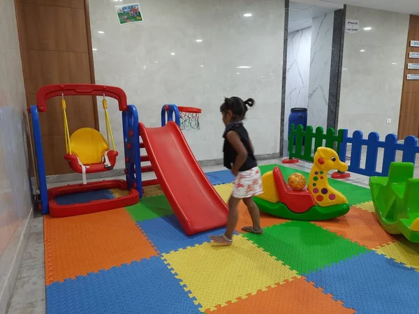 Bangalore Karnataka India Dec 2021 Närbild Kids Play Zone Inne — Stockfoto