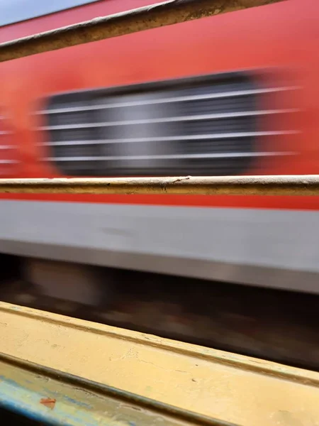 Mysore Karnataka India Feb 2022 Closeup Beautiful Indian Railway Train — Stock Photo, Image