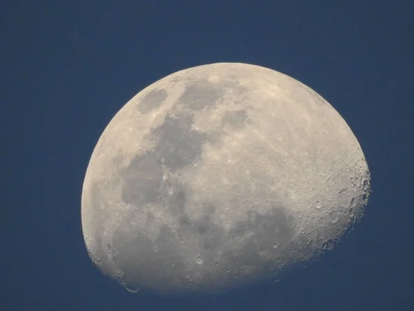 Nahaufnahme Eines Schönen Halbmondes Vor Blauem Himmel Bangalore Karnataka Indien — Stockfoto