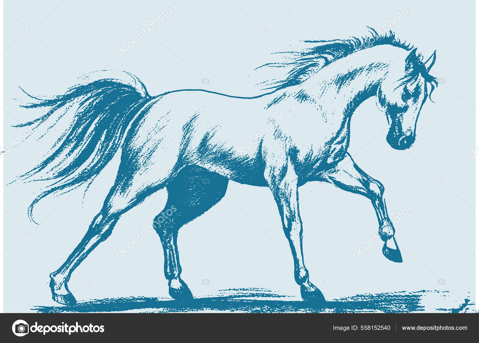 How to Draw a Running Horse, Step by Step, Farm animals, Animals, FREE  Online Drawing Tutorial, Added by Dawn, Janu… | Horse drawings, Animal  drawings, Horse sketch