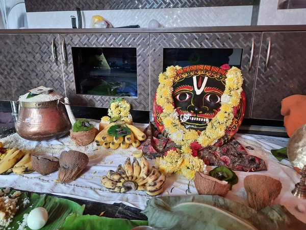 Bangalore Karnataka India Mar 2022 Primo Piano Dasappa Che Pooja — Foto Stock