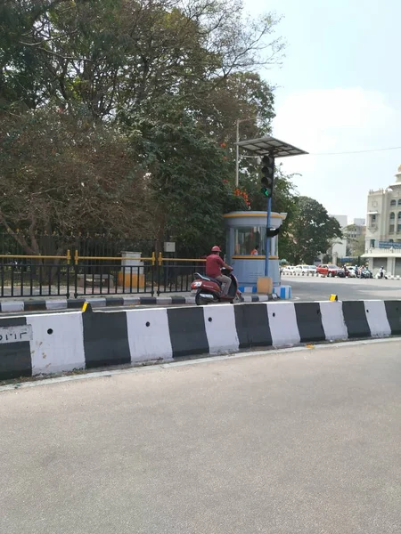 Bangalore Karnataka India Jan 2021 Close Van Stadsgebouw Uitzicht Vidhana — Stockfoto