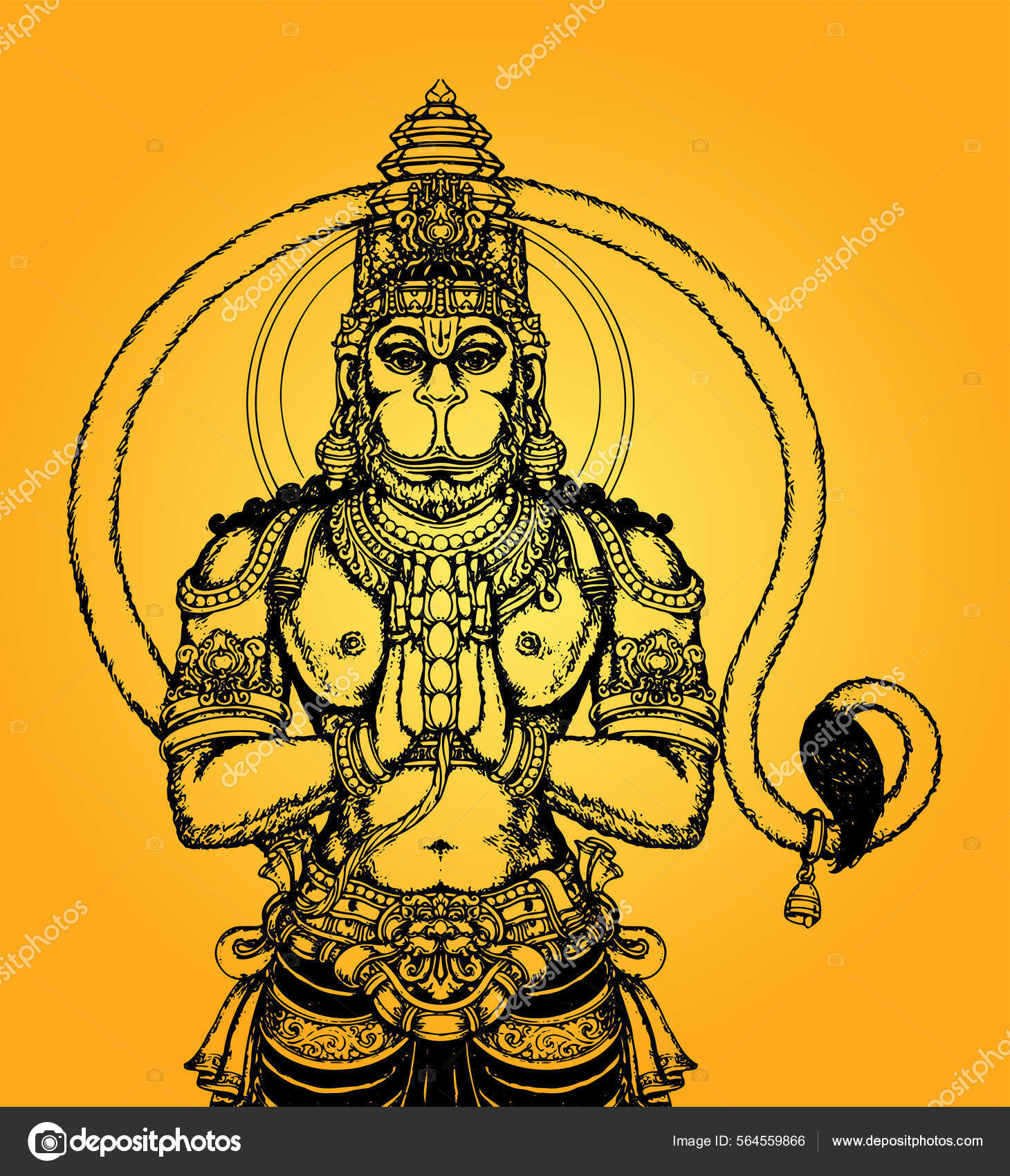Hanuman jayanti Vector Art Stock Images | Depositphotos