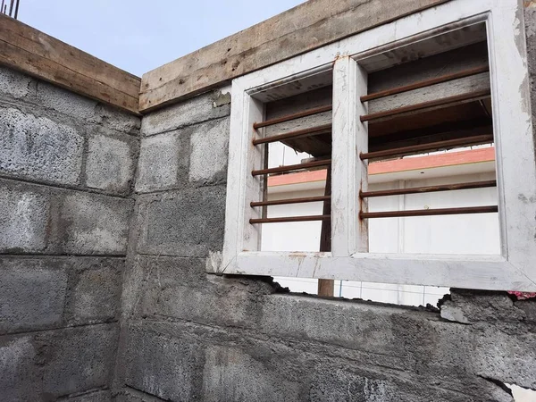 Bangalore Karnataka Índia Jun 2021 Encerramento Construção Novas Casas Diferentes — Fotografia de Stock