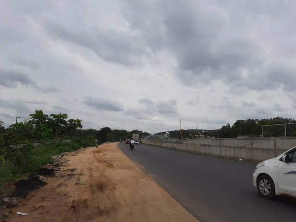 Ramanagar Karnataka India May 2022 Closeup Indian National Highway Road — Stock Fotó