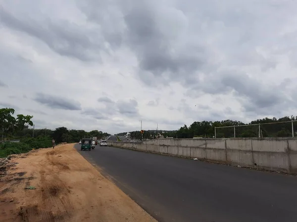 Ramanagar Karnataka India May 2022 Closeup Indian National Highway Road — Fotografia de Stock