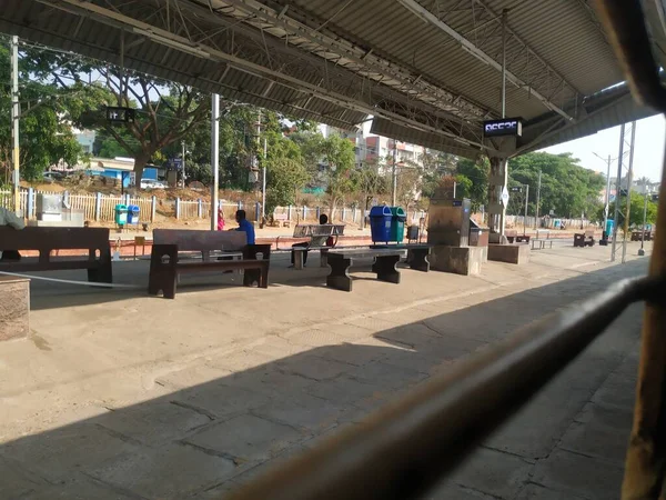 Ramanagara Karnataka Hindistan Nisan 2021 Ramanagara Demiryolu Stasyonu Nun Üzerinde — Stok fotoğraf