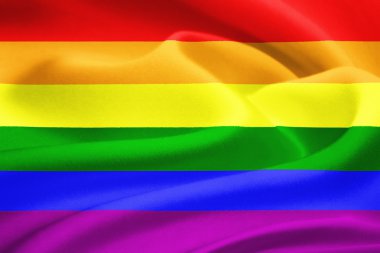 Rainbow gay Flag clipart
