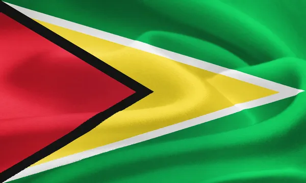 Bandera de Guyana — Foto de Stock