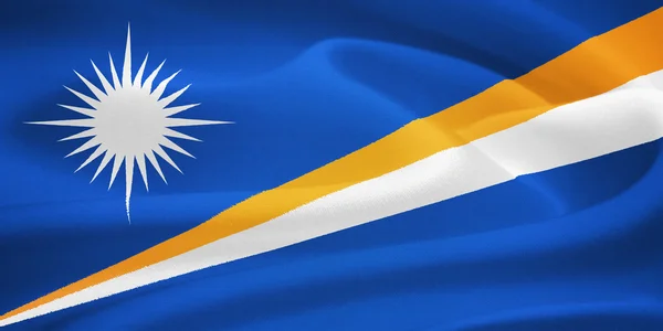 Flag of the Marshall Islands — Stock Photo, Image