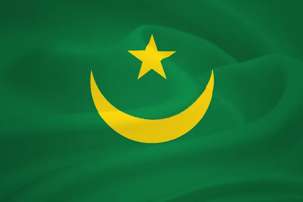 Bandiera della mauritania — Foto Stock