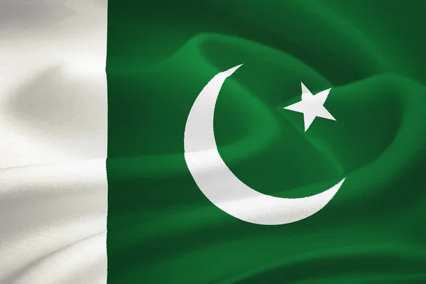 Pakistans flagg – stockfoto