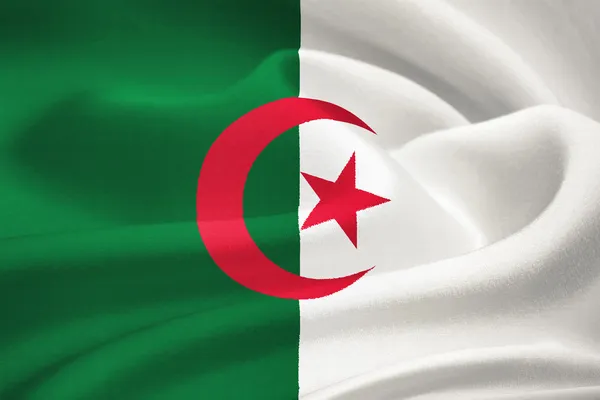 Flagga Algeriet — Stockfoto
