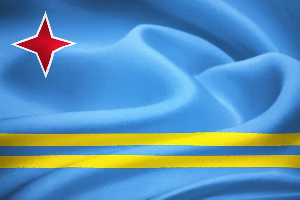 아루바의 국기 — 스톡 사진