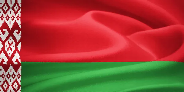 Flagge von Weißrussland — Stockfoto