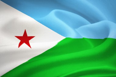 Flag of Djibouti clipart