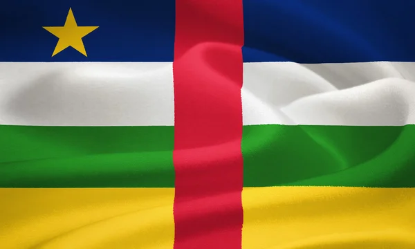 Bandera de la República Centroafricana —  Fotos de Stock