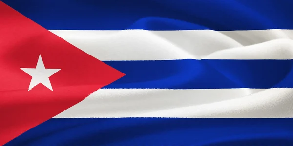 Bandeira de Cuba — Fotografia de Stock