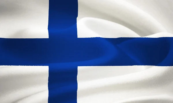 Flagge Finnlands — Stockfoto