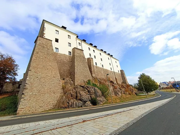 Castelo Kada Originalmente Castelo Real Gótico Kadan Região Nad Labem — Fotografia de Stock