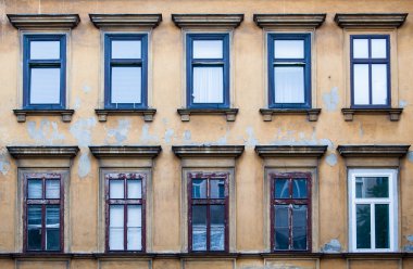 desen mavi Windows, Viyana, Avusturya