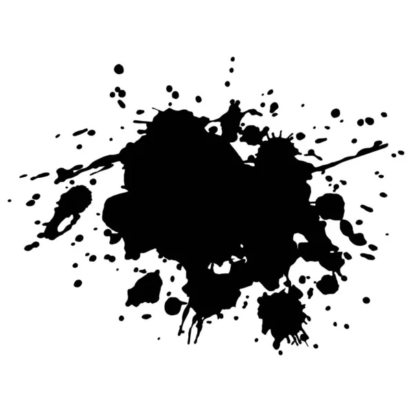 Грандж Чорнило Смугами Сплесками Плямами Крапками Streaks Abstract Spot Splatters — стоковий вектор