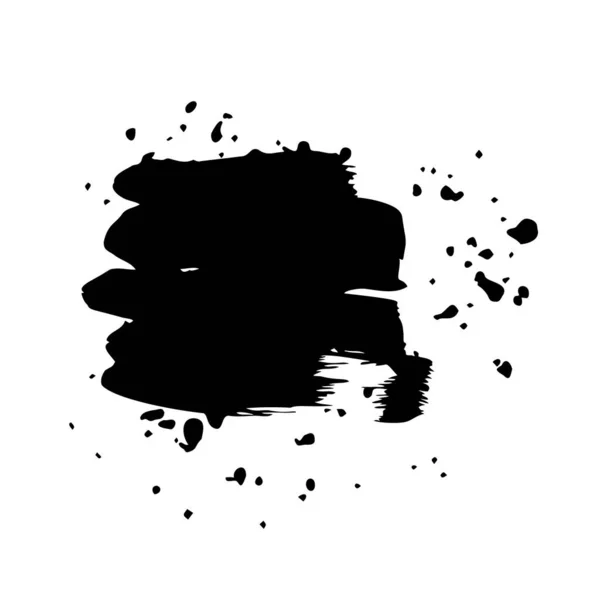 스프레이 점으로 그르렁 거리는 Abstract Spot Splatters Paint Watercolor Rorschach — 스톡 벡터