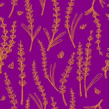 Lavanta desensiz, el karalaması arka damlacıklar. Botanik duvar kağıdı, Fransız tarlası çiçeğinin botanik süslemesi, doğal organik ürün, bitki. İlaç, aromaterapi, çay seremonisi tasarımı.