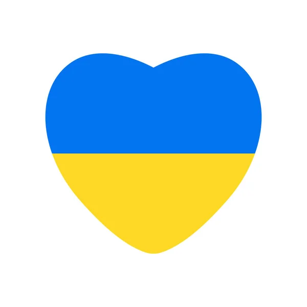 Tło Flagi Ukrainy Symbol Pokoju Wolności Krajowy Niebiesko Żółty Znak — Wektor stockowy