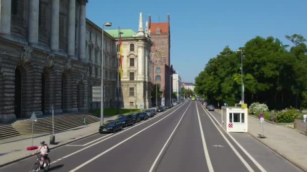 Voler Dans Les Rues Munich Bavière Allemagne Sur Bus Double — Video
