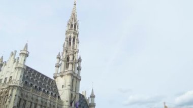 Yazın bir gün Brüksel, Belçika şehir merkezini gezin.