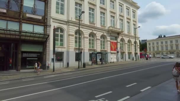 Widok Centrum Brukseli Belgia Dzień Lecie — Wideo stockowe
