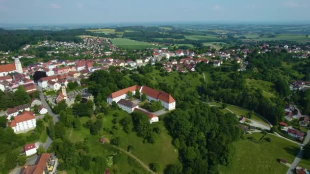 Vue Aérienne Autour Ville Bad Griesbach Allemagne Bavière Par Après — Video