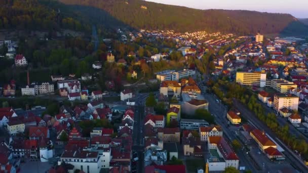 Veduta Aerea Del Centro Storico Della Città Germania Una Soleggiata — Video Stock