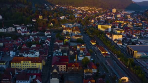 Вигляд Висоти Старого Центру Міста Німеччині Сонячний Весняний День — стокове відео