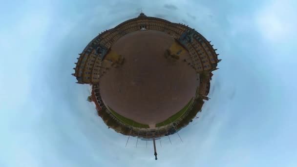 Centro Stoccarda Palazzo Germania Come Little Planet — Video Stock