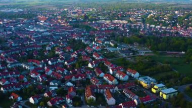 Germnay 'deki bir şehrin havadan görünüşü