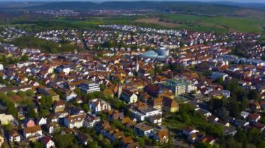 Germnay 'deki bir şehrin havadan görünüşü