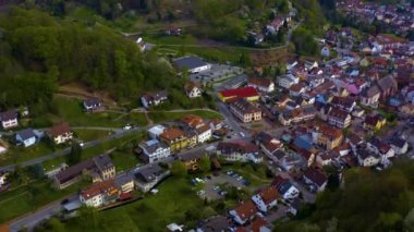 Germnay 'deki bir şehrin havadan görünüşü