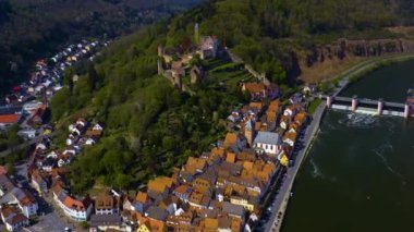 Almanya 'da bir şehrin havadan görünüşü