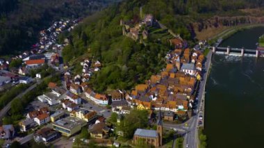 Almanya 'da bir şehrin havadan görünüşü