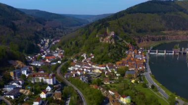 Almanya 'da bir şehrin havadan görünüşü