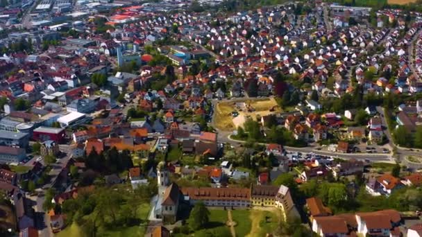 Aerial View City Germany — Stockvideo