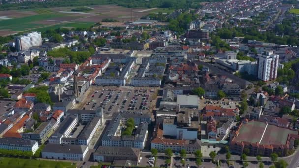 Αεροφωτογραφία Της Πόλης Στη Γερμανία — Αρχείο Βίντεο