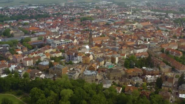 Flygfoto Över Staden Tyskland — Stockvideo