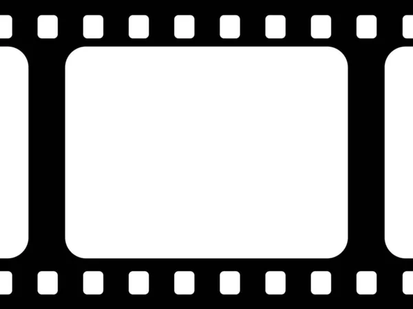 Kamera kayıtta. Beyaz arkaplanda eski sinematik çerçeve.