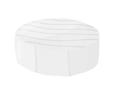 Camembert peynirli krema. Etiket, poster, simge, ambalaj için tarım pazarı ürünü.