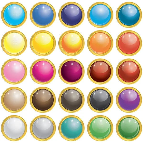 yuvarlak örgü glash düğme kümesi