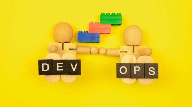 DevOps kavramı, sistem geliştirme yaşam döngüsünü çevik yöntembilimle kısaltmak için yazılım geliştirme (Dev) ve bilişim işlemlerini birleştirmektir.. 
