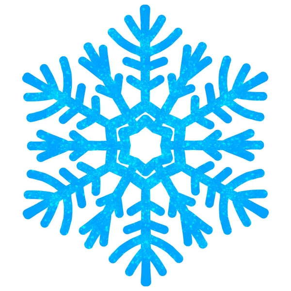 画水彩画雪片插图 节日传统的装饰 冬季的标志 寒冷的天气 独特的美丽的象征 手绘绘图 白色背景隔离 免版税图库图片